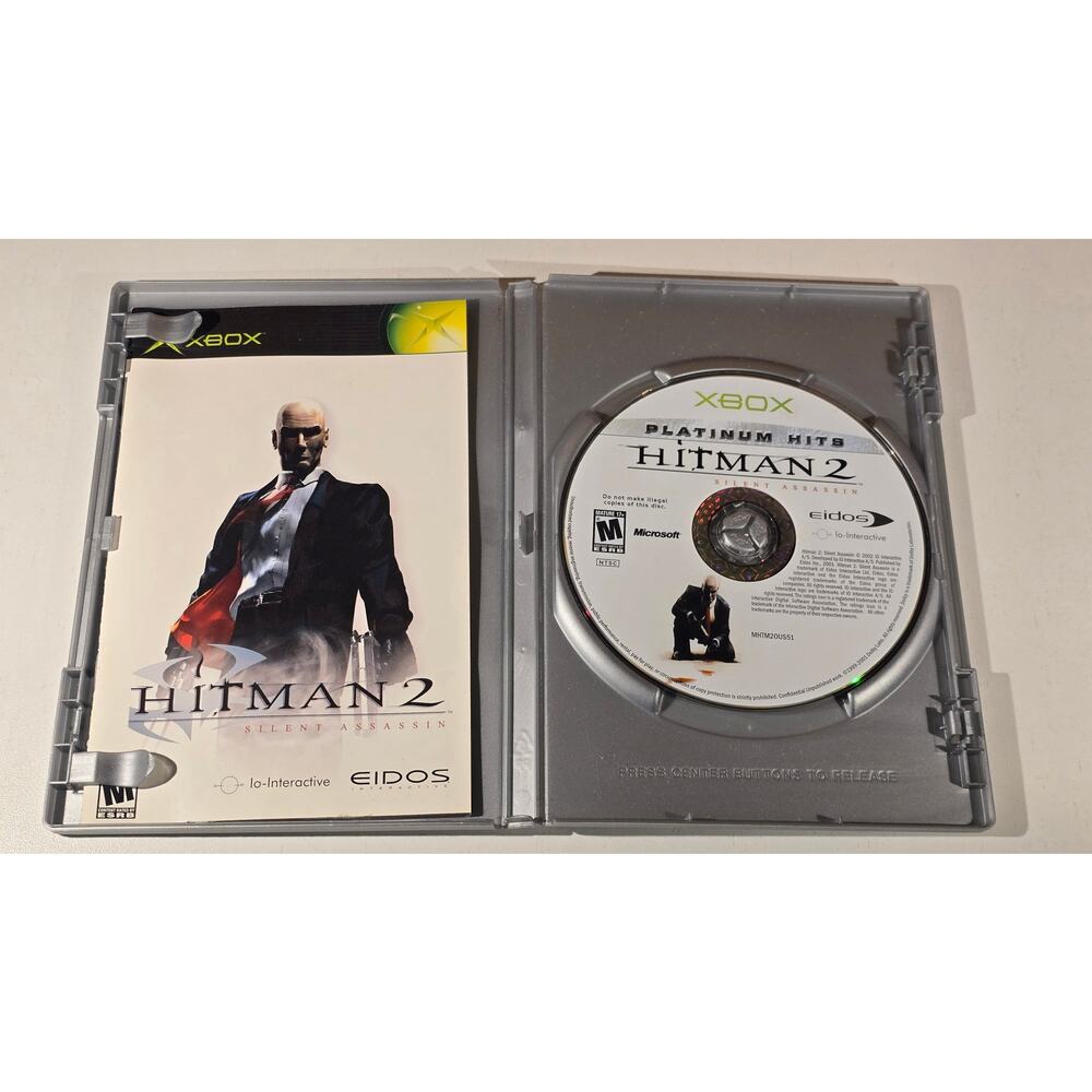Original Xbox Hitman Contracts & Hitman 2 Silent Assassin CIB Game Lot - Picture 5 of 8